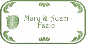 Mary & Adam Fazio"