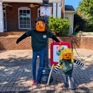 Scarecrow # 34 - Patty and Penny Pinegrove