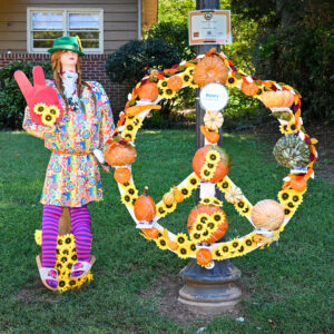 Scarecrow # 68 - Peace Pumpkin Patch
