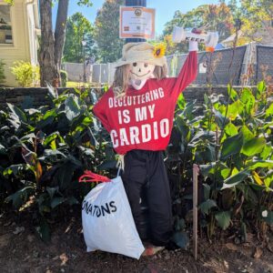 Scarecrow # 73 - Decluttering Is My Cardio
