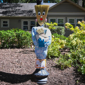 Scarecrow # 87 - Broom Hilda & Baby Broom Tilda